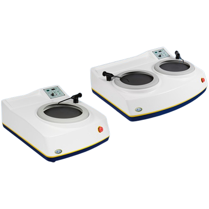 Picture of dual and single CMPG Series Manual Grinder Polisher